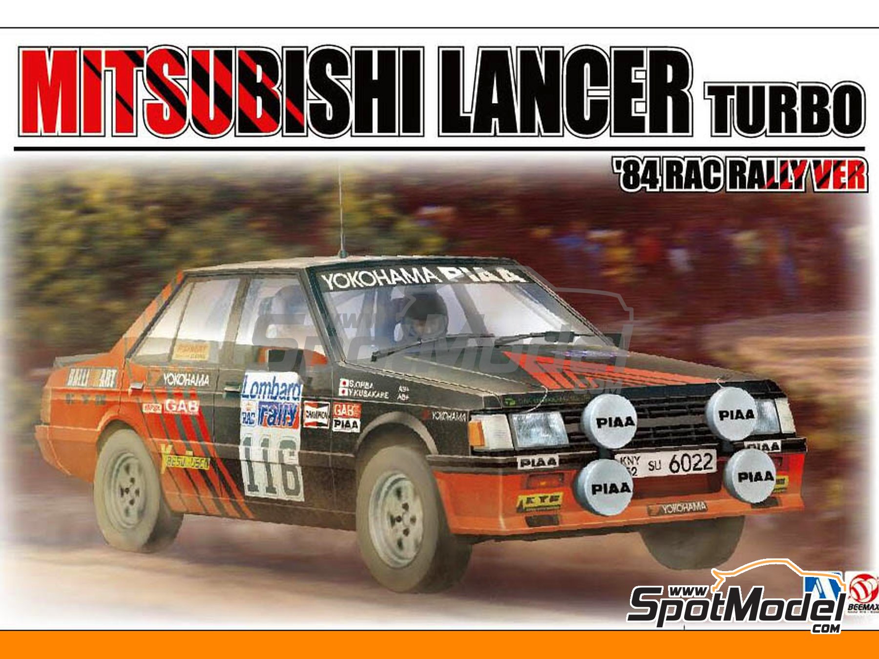 RALLI☆ページ Beemax Model Kits B24022: Car scale model kit 1/24 scale